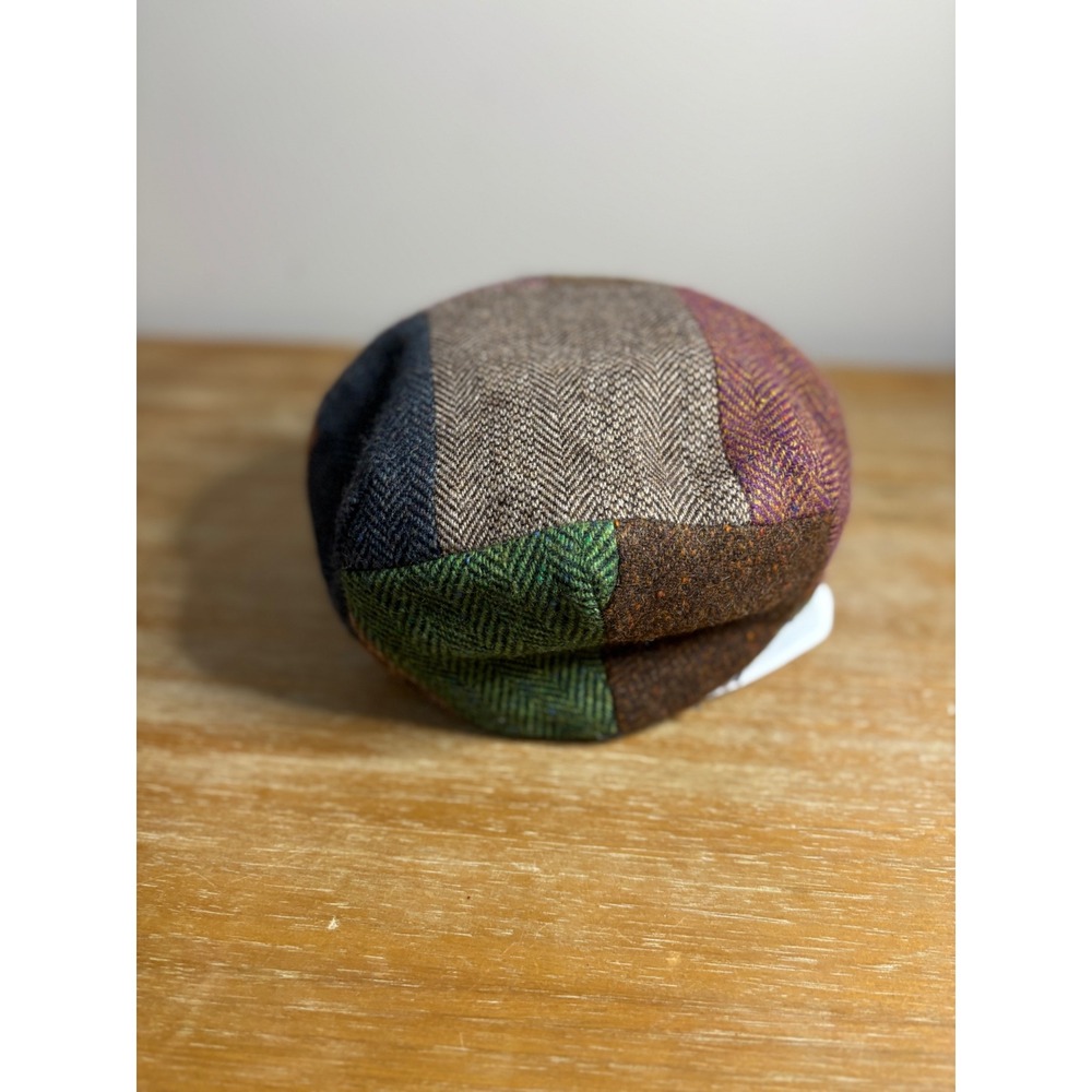 Jonathan Richard Ireland Patchwork Flat Cap 100% … - image 3